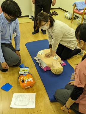 BLS講習の様子