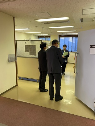 現場巡視（検査課）の様子