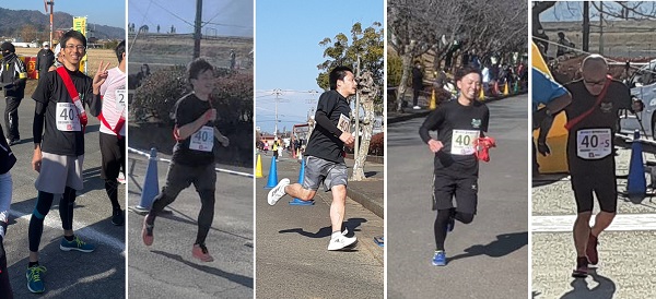 三島市駅伝大会の様子