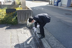 ぷちクリーンアップ作戦の様子