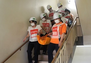 防災訓練の様子