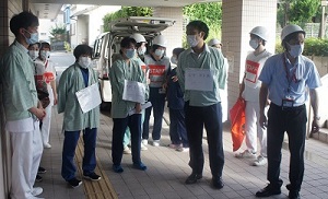 防災訓練の様子