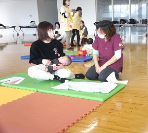 プレパパママと赤ちゃんDAYの様子