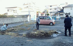 クリーンアップ作戦の様子