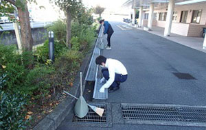 クリーンアップ作戦の様子