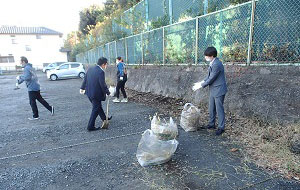 クリーンアップ作戦の様子