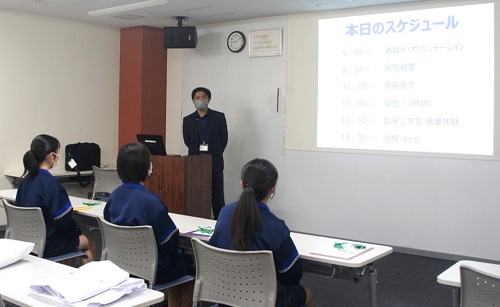 職業体験の様子