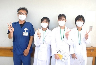 職業体験の様子