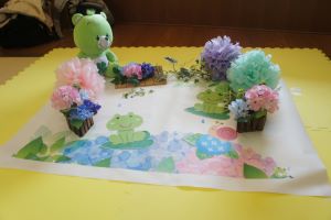 お子様と撮影できるベビーアート