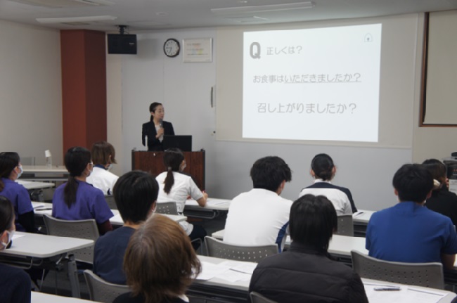 接遇研修ｎ様子