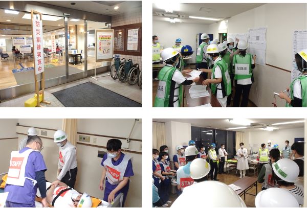 防災訓練の様子