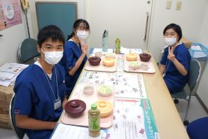 職場体験の様子