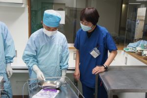 職場体験の様子