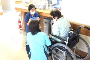 職場体験の様子