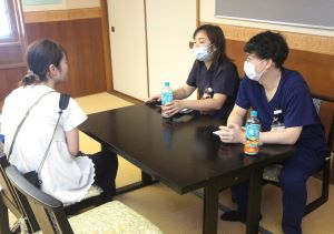 個別質問コーナーの様子