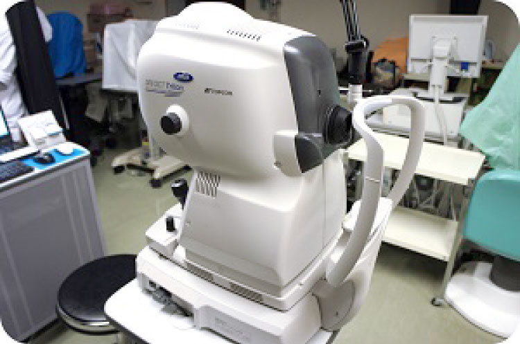 眼底の写真撮影および解析イメージ